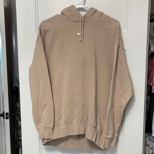 Nike Beige Pullover Hoodie